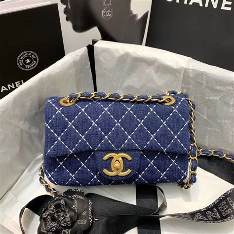 chanel denim flap bag 2020|chanel single flap bag price.